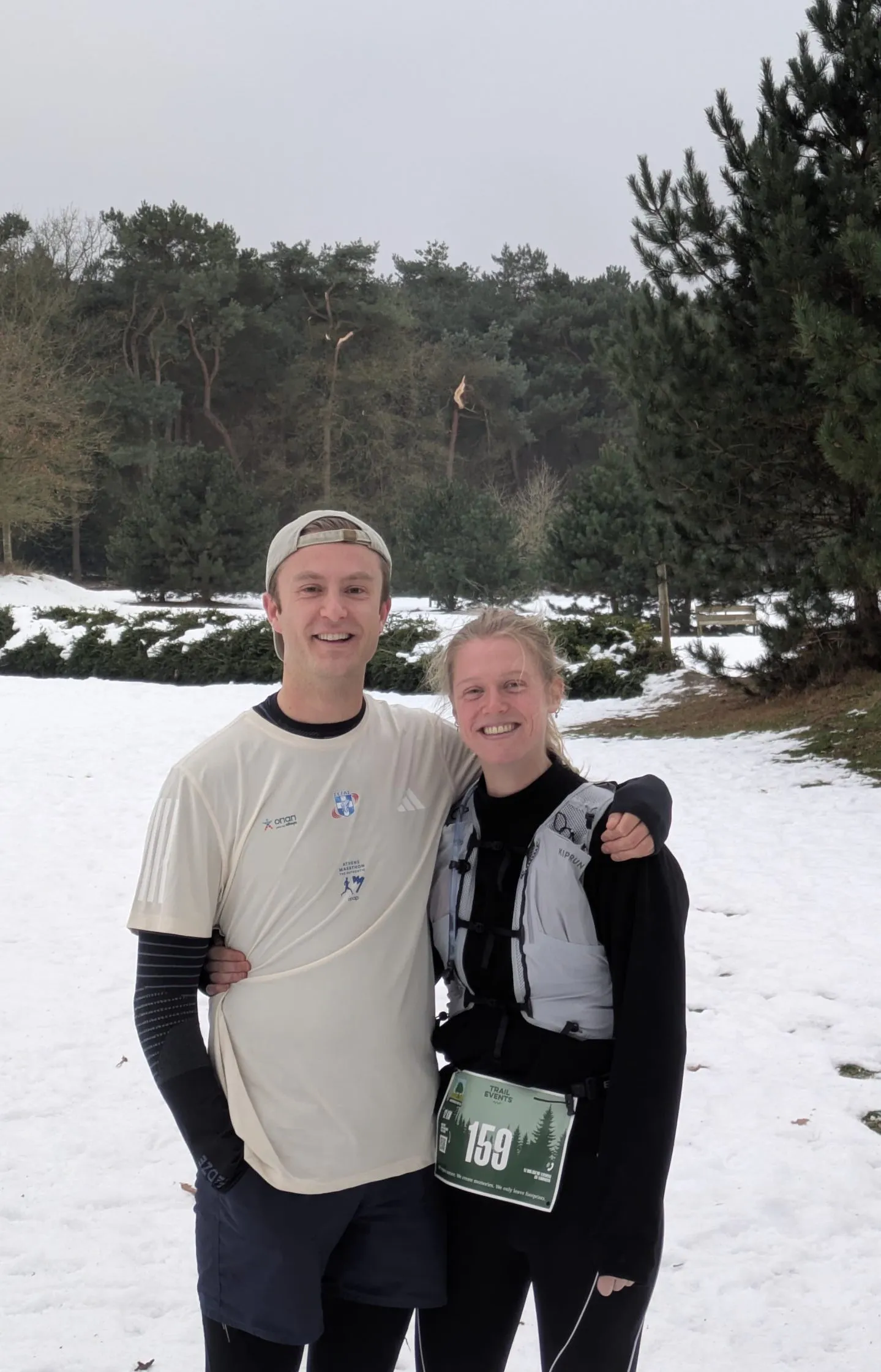 Demi en Thomas rennen voor Quina Care